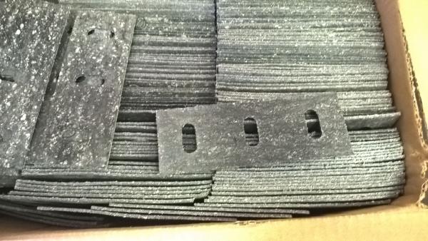 Паронитовая прокладка 150х55 мм